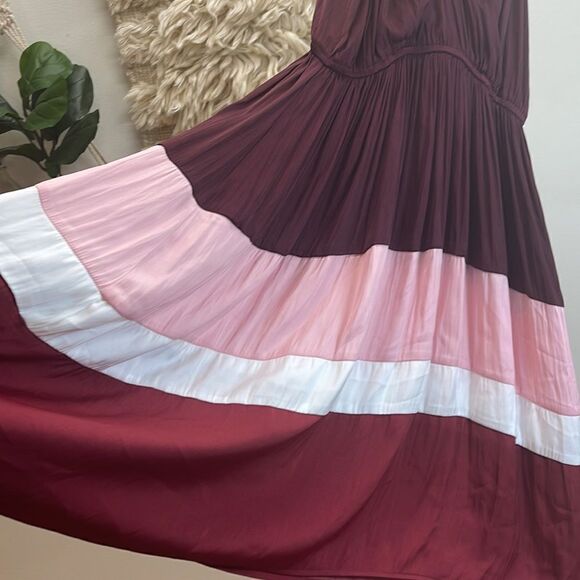 🅢🅐🅛🅔 Anthropologie Cobie Colorblocked Midi Dress 👗   Current Air - Picture 6 of 10